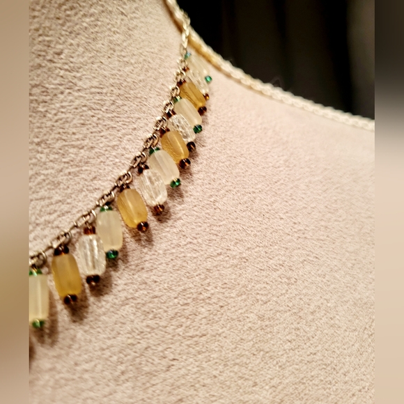 Vintage Beaded Necklace, 20" - Picture 6 of 9